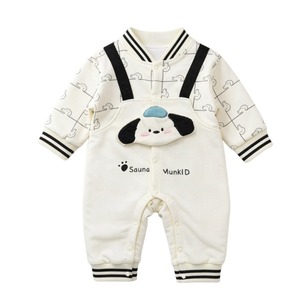 Mono <span class=keywords><strong>de</strong></span> bebé con cuello y estampado <span class=keywords><strong>de</strong></span> perro para primavera y otoño, <span class=keywords><strong>de</strong></span> punto <span class=keywords><strong>de</strong></span> algodón suave con estampado <span class=keywords><strong>de</strong></span> dibujos animados, para recién nacidos <span class=keywords><strong>de</strong></span> 0 a 5 años, ropa <span class=keywords><strong>de</strong></span> bebé. - Product Image 5