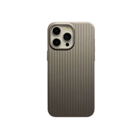 Étui de téléphone résistant aux chocs pour iPhone 15 16 Pro Max Étuis de téléphone à bouton anti-rayures à texture ondulée pour IPhone15 14