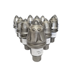 Betek Kennametal型子弹齿圆柄凿子，带碳化钨，用于桩施工钻具 - Product Image 2