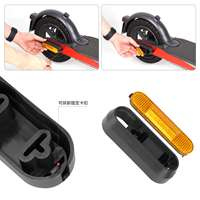 4 Piezas de Cubiertas Decorativas Reflectantes para M365 1S Pro Pro2 MI3 Lite, Accesorios de Seguridad para Scooter Eléctrico