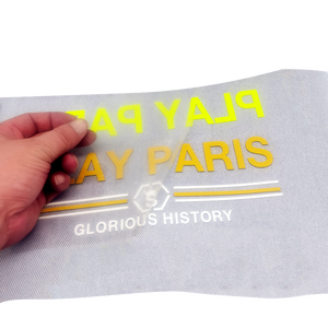 Biểu Tượng Thương Hiệu Hiệu Hiệu Ứng Nâng Cao 3D Tùy Chỉnh Nhãn Dán Quần Áo Truyền Nhiệt Bằng Silicon Cao Su 3D Cho Áo Thun - Product Image 4