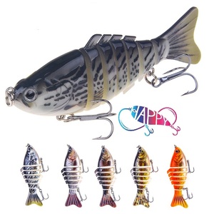 Bán Buôn 16G/10Cm Đa Nối Minnow Câu Cá Lure 3D Mắt Phân Đoạn Cứng Mồi Saltwater Đa-Phần Chìm Mồi Câu Cá - Product Image 1