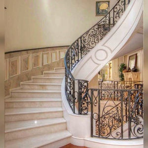 <strong>Low</strong> price wrought iron <strong>baluster</strong> railing for stair staircase iron  railing stair railings / handrails bluastrade garden fence residential fence balcony fence - Product Image 6