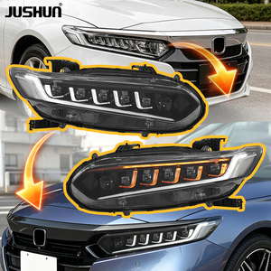 ไฟหน้าโปรเจคเตอร์ LED JUSHUN สำหรับรถยนต์รุ่นที่ 10 ปี 2018-2022 อัพเกรด 6 เลนส์ อุปกรณ์ตกแต่งรถยนต์ กำลังไฟสูง 25W - Product Image 1