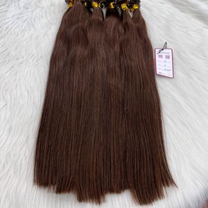 Luxury Dark Brown Vietnamese Double Drawn Human Hair Flat <b>Tip</b> <b>K</b> <b>Tip</b> <b>Extensions</b> Remy Salon Grade Super Sale - Product Image 1