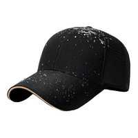 Casquettes de baseball personnalisées de haute qualité, imperméables, avec visière vide, compatibles avec les patchs, avec filet