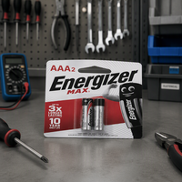 Baterai Alkali PICELL AAA AA 1.5 Volt, 2 Buah Per Kartu, Baterai Alkali 1.5V untuk Mainan dan Peralatan