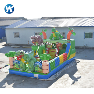 Château gonflable commercial amusant et mignon pour enfants, trampoline gonflable dinosaure, combo château gonflable et maison <span class=keywords><strong>de</strong></span> rebond pour la vente - Product Image 2
