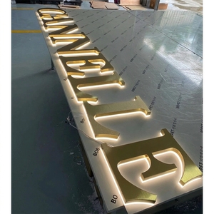 Enseigne LED en acrylique lumineuse personnalisée pour publicité intérieure et extérieure, lettres lumineuses pour centre commercial, caractères lumineux pour usage commercial - Product Image 1