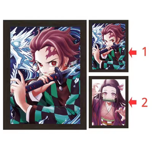 Pintura Lenticular de Anime de Gran Stock Imágenes de Anime 3D de PET 30*40 cm Pósteres con Movimiento 3D para Decoración - Product Image 2