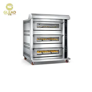 Horno Bakkersbrood Bakken Kleine Gasoven Voor Voedselverwerking Horno De Cubierta Bakmachines