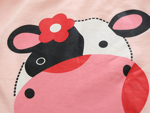 Ropa de algodón para recién nacidos, conjunto de ropa para <span class=keywords><strong>bebés</strong></span>, camiseta de manga larga con estampado de vaca, pantalones elásticos, trajes de estilo informal para niños pequeños hechos de estambre - Product Image 4