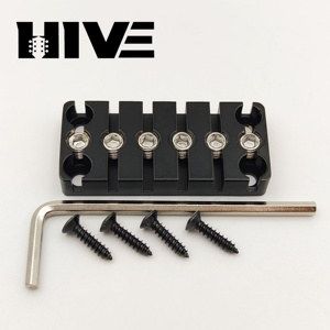 HIVE - Fijador <span class=keywords><strong>de</strong></span> <span class=keywords><strong>Cuerdas</strong></span> <span class=keywords><strong>de</strong></span> Cobre Fino para Guitarra sin Cabeza, Puente <span class=keywords><strong>de</strong></span> Guitarra <span class=keywords><strong>de</strong></span> 6 <span class=keywords><strong>Cuerdas</strong></span>, Pestillo para Guitarra sin Cabeza - Product Image 6