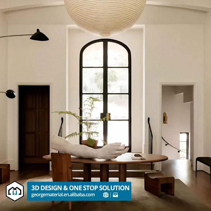 2024 Schlussverkauf Heimdesign 3D-Rendering-Modelldienst für zeitgenössisches Wohnzimmer Appartment Villa