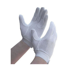 Bông cưỡi ngựa Găng tay với <span class=keywords><strong>PVC</strong></span> chấm cho nam giới và phụ nữ đàn hồi cổ tay chống trượt chống viêm khớp nhiệt trị liệu HMD thương hiệu - Product Image 3