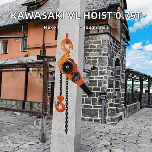 <span class=keywords><strong>Kawasaki</strong></span> 0.75T 1.5M Stalen Constructie Takel Gesmede Haak G80 Ketting Nieuwe Metalen Vl Hefboom Takel Voor Winkel Hotels Magazijn Boerderij - Product Image 2