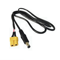 Vente en gros Charge de batterie de voiture DC5521 femelle vers XT60 Câble adaptateur d'alimentation Câble connecteur CC pour charge de batterie de drone