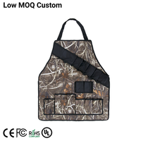 Tablier utilitaire camouflage robuste Mydays pour l'extérieur avec poches, idéal pour le travail du bois, la mécanique, le barbecue, le camping et les pique-niques, résistant à l'usure