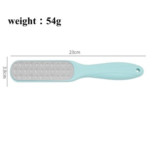 Lima de pie de doble cara con mango de plástico, removedor de callos ligero para piel muerta, herramienta de pedicura de grano grueso/fino esencial - Product Image 3