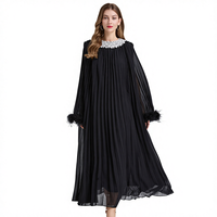 Robes maxi de luxe pour femmes, robe de soirée formelle longue jusqu'au sol avec des détails brodés à la main et un tissu durable