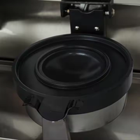 Machine à gaufres circulaires UFO professionnelle, machine à sandwichs commerciale, machine à pâtisserie en acier inoxydable, petite et efficace