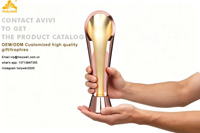 Nouvelle Arrivée 2026 – Trophée en Métal Or Rose Écologique, Gravure Personnalisée, Design Moderne, Coupe du Monde de Football, Compétition Sportive, Employé