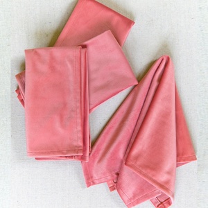 High Quality Washable <b>Table</b> <b>Linen</b> Velvet Napkins for Wedding Custom Size Embroidered Edge Flannel <b>Cloth</b> <b>Linen</b> Napkins Placemat - Product Image 4