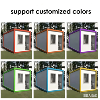 Solution Intégrée de Logement Modulaire Intelligent, Cabine Conteneur Plate, Villa Préfabriquée de Luxe, Norme CE