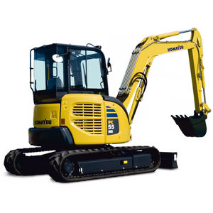 Mini excavadora de orugas usada Komatsu PC55, precio bajo para maquinaria de construcción, original de Japón, 5 toneladas, 5,5 toneladas, pc55 - Product Image 5