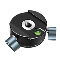 Trépied panoramique à fixation rapide pour appareils photo reflex numériques, mécanisme de verrouillage à double bouton, plaque rotative à 360 degrés portable