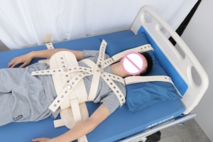 Copri Bondage letto Medical Bondage bretelle bretelle imbracatura sesso sottomissione schiavista feticismo ritegno magnetico paziente - Product Image 2