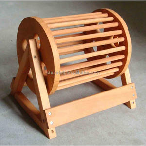 SDHC006 Cage en bois et acrylique pour petits animaux domestiques pour hamsters poulets chinchillas reptiles avec une boîte d'alimentation - Product Image 5