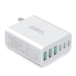 Hnt 65W pd3.0 sạc nhanh chúng tôi/EU Cắm 6 cổng sạc nhanh CE FCC chứng nhận điện thoại di động sạc Adapter - Product Image 3