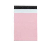 Sacs d'expédition roses personnalisés compostables en polyéthylène pour vêtements