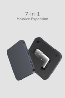 OEM/ODM M1/M2 Gris Dock Mac Mini M1 Boîtier SSD pour Mac Mini M2 PRO Hub USB 3.0 Macmini Apple
