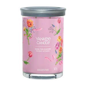 Vela Yankee - Tumbler Grande 2 Stoppinis con Flores Atadas a Mano - Product Image 1