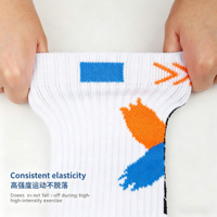 Chaussettes de ski chaudes pour jeunes, à compression, hauteur genou, tricotées, personnalisées, longues, thermiques
