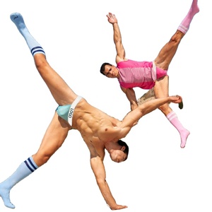 Sous-vêtements pour hommes <span class=keywords><strong>2022</strong></span> Offre Spéciale Sexy creux string respirant hommes G-string pantalon <span class=keywords><strong>Boxer</strong></span> maille Bikini tongs hommes sous-vêtements Gay - Product Image 1