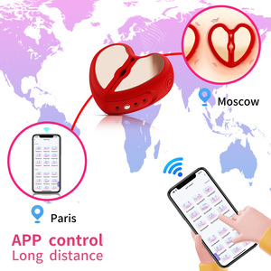 Vibromasseur de massage du sein avec pince à tétons télécommandée par application, jouet sexuel féminin crépus de <span class=keywords><strong>flirt</strong></span> fétiche BDSM pour femmes Couples plaisir sexuel - Product Image 2