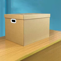 Versandkartons aus recyceltem Wellpappe-Material, verstärkte Express-Versandboxen, rechteckige Aufbewahrungsboxen