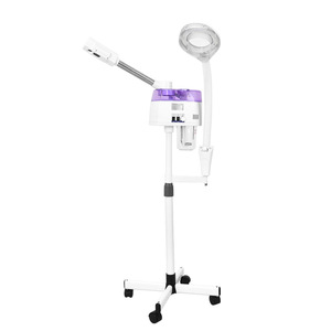 Gran Oferta 2024 Nuevo Vaporizador Facial Profesional de Pie de Alta Calidad para Lifting Facial con Rociador 3 en 1 para Relleno de <span class=keywords><strong>Agua</strong></span> Profunda, Venta al por Mayor, Enchufes US/UK/EU - Product Image 1