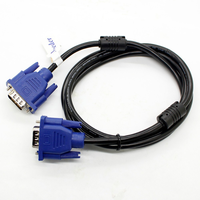 Kabel Monitor VGA ke VGA 15 Pin High Speed HD Biru 1.5M 3M 5M 3+2/3+4/3+6 Harga Pabrik Termurah Terlaris dengan Ferrite untuk PC