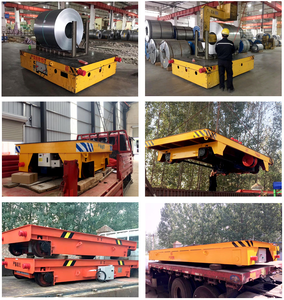 PLATAFORMA ELÉCTRICA motorizada que funciona con batería, sin pista, línea de producción, palanquilla, carro de transferencia de molde - Product Image 5