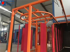 Lower Cost Small Manual Powder Coating Booth For Metal Powder Spraying