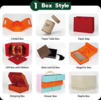 Boîte cadeau à thé rouge personnalisée en gros, double porte, en carton rigide avec estampage à chaud doré et sac fourre-tout assorti