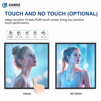 Affichage numérique mural IPS Android 4K LCD à écran carré, kiosque avec SDK, animations graphiques, connectivité IoT pour ascenseur