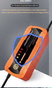 Chargeur de batterie intelligent 12V <span class=keywords><strong>2A</strong></span> de marque propre pour <span class=keywords><strong>automobiles</strong></span> et motos, chargeur de batterie de voiture 12V - Product Image 5