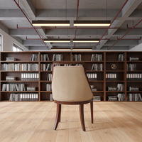Chaise de salle à manger empilable en bois massif de luxe moderne pour hôtels, restaurants, banquets et mariages