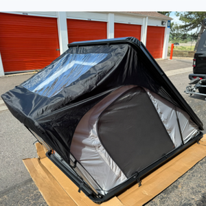 4WD Overland Aluminium Triangle Hardtop Tooftop Tent Camping Tentes <span class=keywords><strong>de</strong></span> <span class=keywords><strong>toit</strong></span> légères <span class=keywords><strong>Tente</strong></span> <span class=keywords><strong>de</strong></span> <span class=keywords><strong>toit</strong></span> à coque dure pour 2 personnes - Product Image 6