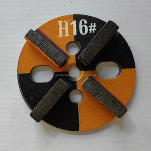 Venta al por mayor de epoxi curado piso bloque de molienda de la máquina de molienda de diamante cabeza de molienda de hormigón de chapa de molienda de agua - Product Image 2